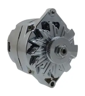7127nse-100-c Gladiator New Self Exciting 1 Wire Hookup Chrome Plated Alternator 12 Volt 100 Amp Dire