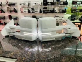 4258 Gm Fit 2014-2018 Tow Mirrors Summit White / With Switchbacks