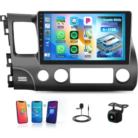 B0fg6qt2fj Gohhdl 8core 6128gb Android 15 Car Stereo For Honda Civic 2006-2011 Wireless