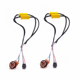 31574157 Gopupu 2pcs 3157 4157 T25 Load Resistor Fix Hyper Flash 50w 6 Ohm Resistors Fo