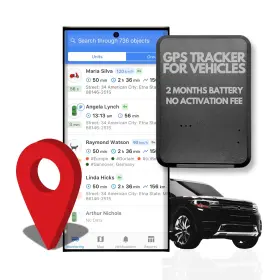 Gpsnvision 349361462097 Gps Tracker For Vehicles With 2 Months Battery - Real-time Car Truck Asset