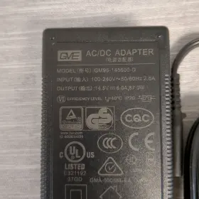 Gm95-145600-d Gve Car Refrigerator Power Adapter 14.5v 6.0a 87w Tested Working #2