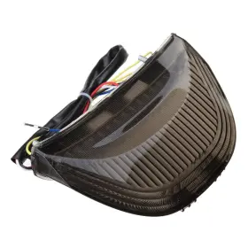 Hy-mp0007201-us H-yeeu Smoked Led Tail Light Motorcycle Brake Fit For Honda Cbr600rr 2003-2006
