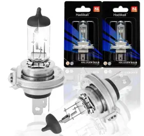 H-2h4-h Hadiikall H4/9003/hb2 Halogen Headlight Bulbs 2 Pack High Beam And Low Replacemen