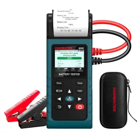 Bd60 Hanmatek 24v 12v Car Battery Tester With Built-in Printer 100-2000 Cca A