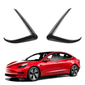 Hapso-tsl-022-b Hapso Front Fog Light Trim Eyebrow Spoiler Cover Lamp Frame Blade Fit For