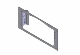 C-eb40-fop-1p Havis 1-piece Equipment Mounting Bracket 4 Space Fits