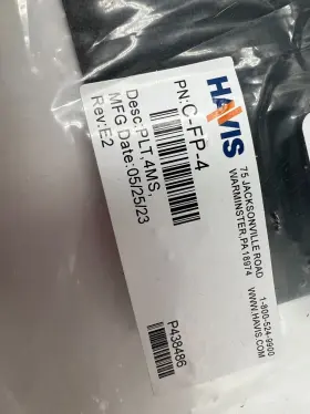C-fp-4 Havis Qty 3 Oem 4 Inch Filler Plate #3