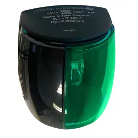 017461101 Hella Marine Naviled Pro Starboard Navigation Lamp - Black 3nm
