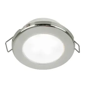 958110521 Hella Marine Euroled 75 3 Inch Round Spring Mount Down Light - White Led Stainless