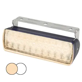 980950081 Hella Marine Sea Hawk Xl Dual Color Led Floodlights - Warm White/white Bla