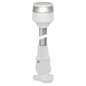 980960291 Hella Marine 2nm All Round White Fold Down Pole Navigation Lamp - 8 Inch Bas