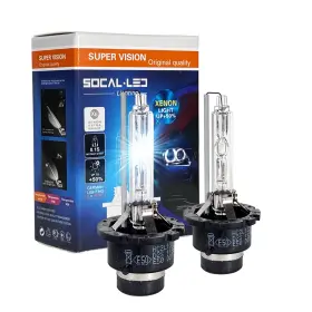 D2s43k Hid Bulb Socal-led Lighting D2s 35w Xenon Headlight Bulbs - 4300k Warm White 66040