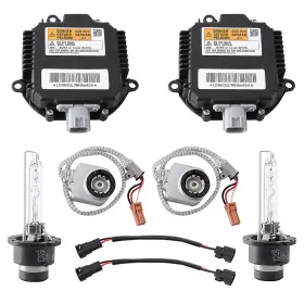 Qa1027x Hiolpen 2-sheo-xpk 2 Packs Hid Headlight Ballast With Igniter And D2s Bulb For Infiniti Ex35 Ex37 Fx3