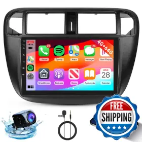 B0d9gh94vf Hodozzy 4g 64g Car Stereo For Honda Civic 1996-2001 Radio Wireless Carplay