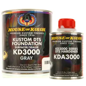 Kd3000 House Of Kolor 848849097016 Quart Kit Gray Color Dts Surfacer/sealer With Hardener