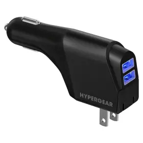 Hypergear 633755156434 Hybrid 2.1a Dual Usb Car/wall Charger