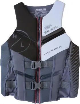 Hyperlite 054065714198 Mens Elite Life Jacket - Us Coast Guard Approved Xx-large Black