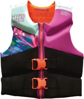 Hyperlite 054065714785 Elite Kids Life Jacket Us Coast Guard One Size Multicolor