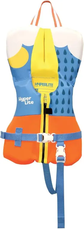 Hyperlite 054065737944 Elite Kids Life Jacket Us Coast Guard One Size Multicolor
