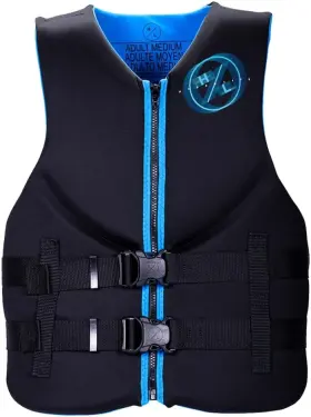 Hyperlite 054065756693 Mens Indy Life Jacket - Us Coast Guard Approved Medium Black/blue