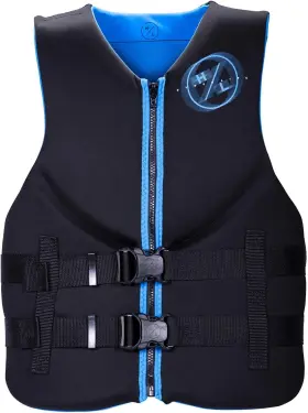 Hyperlite 054065756754 Mens Indy Life Jacket - Us Coast Guard Approved Medium Black/red