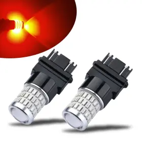 Ibrightstar-3157-3014 Ibrightstar 3030-54 3157 Led Bulb Red 3057 Brake Lights Bulbs Super Bright For Rear