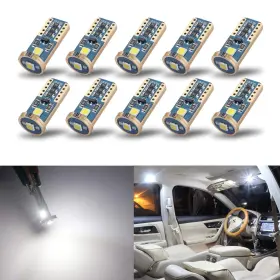 T10-3030-3w Ibrightstar Extremely Bright Wedge T10 168 194 Led Bulbs For Car Interior Dom