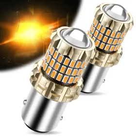 Ifunyled-1157-amber Ifunyled 1157 Led Bulb Amber Yellow For Turn Signal Light Super Bright 2357 2