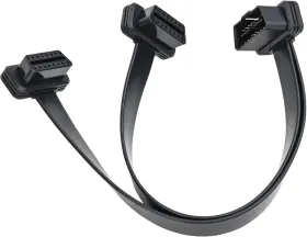 Ikkegol40054 Ikkegol 711181725513 Ultra Low Profile Left Or Right Angle Obd2/obdii Y Splitter Flat Ribbon