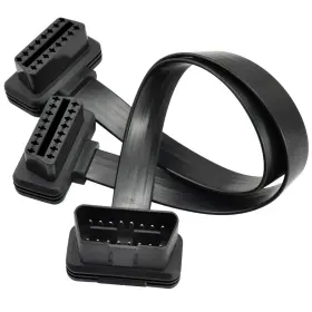 8542040157 Ikkegol Ultra Low Profile Right/left Angle 16 Pin Obd2 Obdii Splitter Extension #2