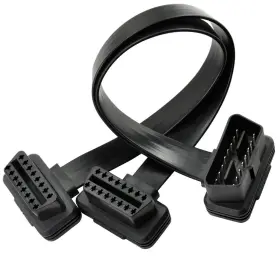 8542040157 Ikkegol Ultra Low Profile Right/left Angle 16 Pin Obd2 Obdii Splitter Extension #3