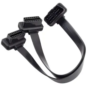 8542040157 Ikkegol Ultra Low Profile Right/left Angle 16 Pin Obd2 Obdii Splitter Extension