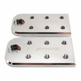 Lc-6-lug-bd Ill Customz 6 Lug Style Aluminum Bolt Down Battery Terminals Pair Open Box #2