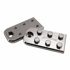 Lc-6-lug-bd Ill Customz 6 Lug Style Aluminum Bolt Down Battery Terminals Pair Open Box