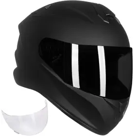 Ilm-st-06 Ilm Full Face Motorcycle Street Bike Helmet With Enlarged Air Vents Free Rep