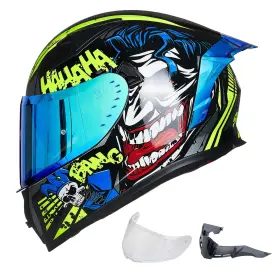 Ilm-z501 Ilm Motorcycle Helmet Full Face With Pinlock Compatible Clear&tinted Visors A