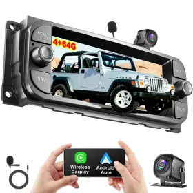 Inexaccessories B0d1vcrlpz Android 13 Car Radio Stereo For Dodge Ram 2002 2003 2004 2005