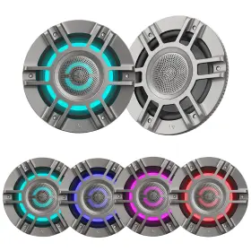8135mam-oem Infinity 2x 8 Inch 500w 3-way Marine Multicolor Led Titanium Speakers Bulk Package #2