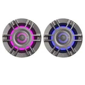 8135mam-oem Infinity 2x 8 Inch 500w 3-way Marine Multicolor Led Titanium Speakers Bulk Package