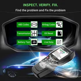 6100p Innova Obd2 Code Reader Scanner Diagnostic Check Abs Srs Engine Battery #3