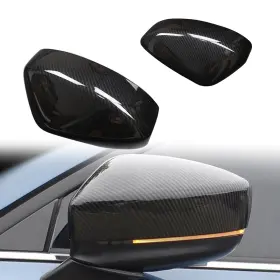 Inuboxes 765183091626 2pcs Carbon Fiber Style Rear View Side Mirror Cover Trim Compatible With Mazd