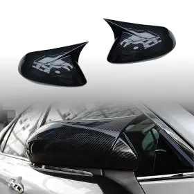 Inuboxes 765183092975 2pcs Carbon Fiber Style Rear View Side Mirror Cover Trim Compatible With Toyo