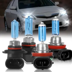 Lusu20-9005 Ivbdqv H11 Fit 2007-2018 For Toyota Camry Headlight Bulbs 9005/hb3 High Beam And H11/h9