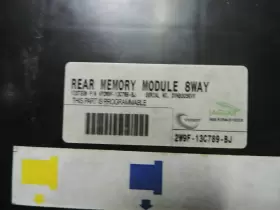 2w9f-13c789-bj Jaguar Rear Memory Seat Module 8-way - # #2