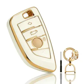 Cky009 Jarufee For Bmw Key Fob Cover Shockproof Car Protector Shell Bmwx5