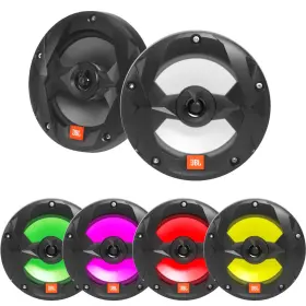 2xbms65lb1oemb Jbl 4x Black Marine 6.5 Inch 225 Watt Max Coaxial Multicolor Led Speakers Bundle #2