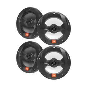 2xbms65lb1oemb Jbl 4x Black Marine 6.5 Inch 225 Watt Max Coaxial Multicolor Led Speakers Bundle
