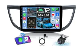 Jerqry 750872692819 Car Radio For Honda Crv 2012-2016 4core Stereo Upgrade Wireless Carplay