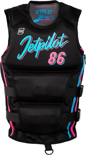 Jet Pilot 882930223892 Jetpilot Bonifay Baller Coast Guard Approved Life Vest Pfd X-small Black